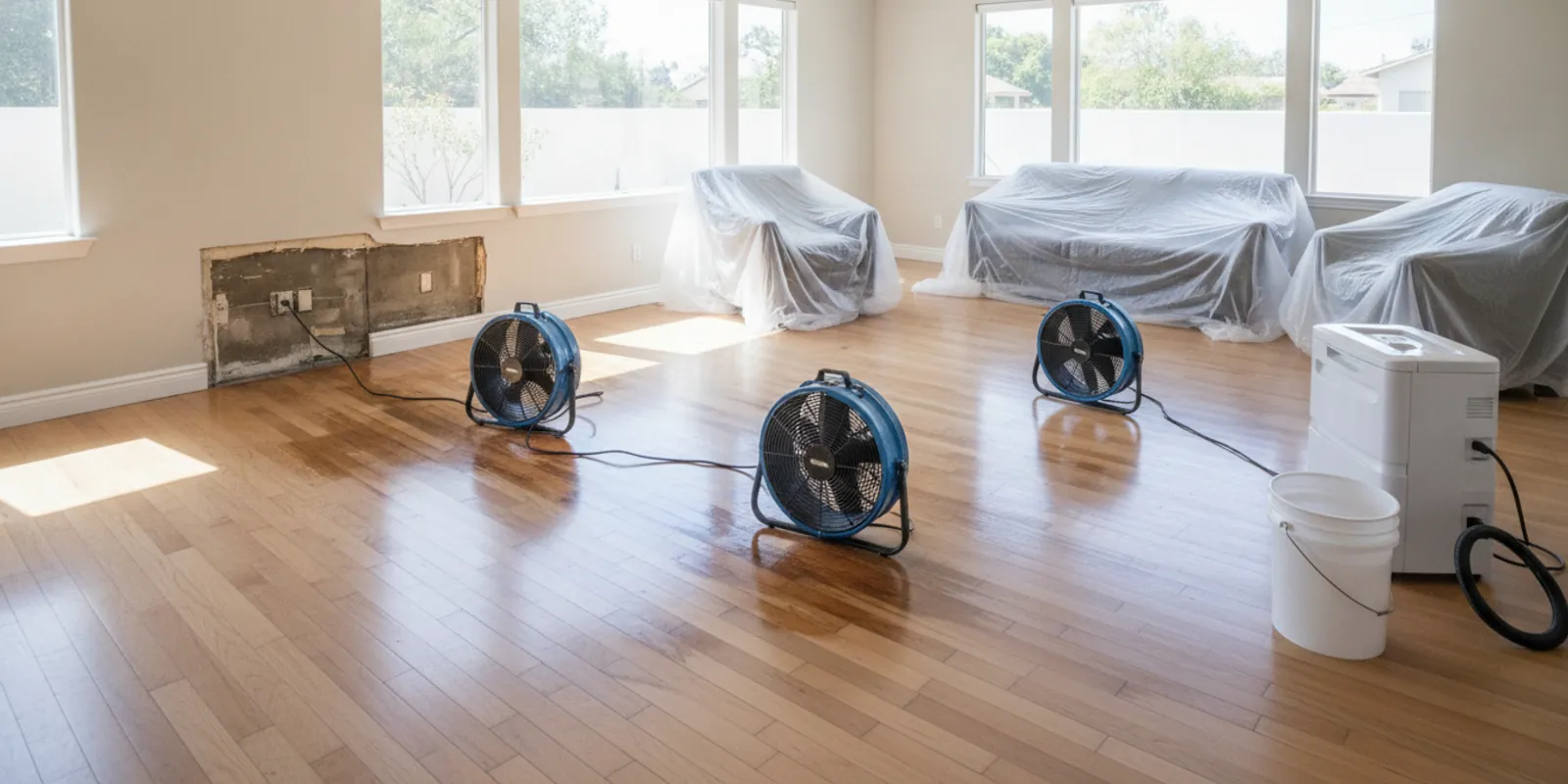 Water Damage Restoration in Newhall